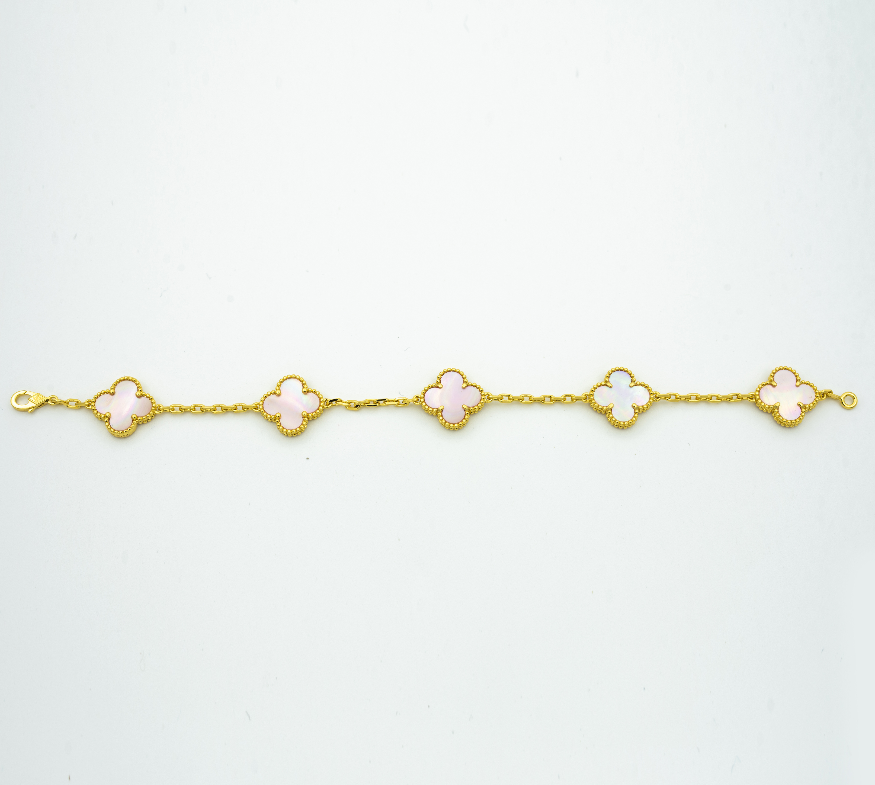 Van Cleef & Arpels CLOVER BRACELET 5 MOTIF MOP