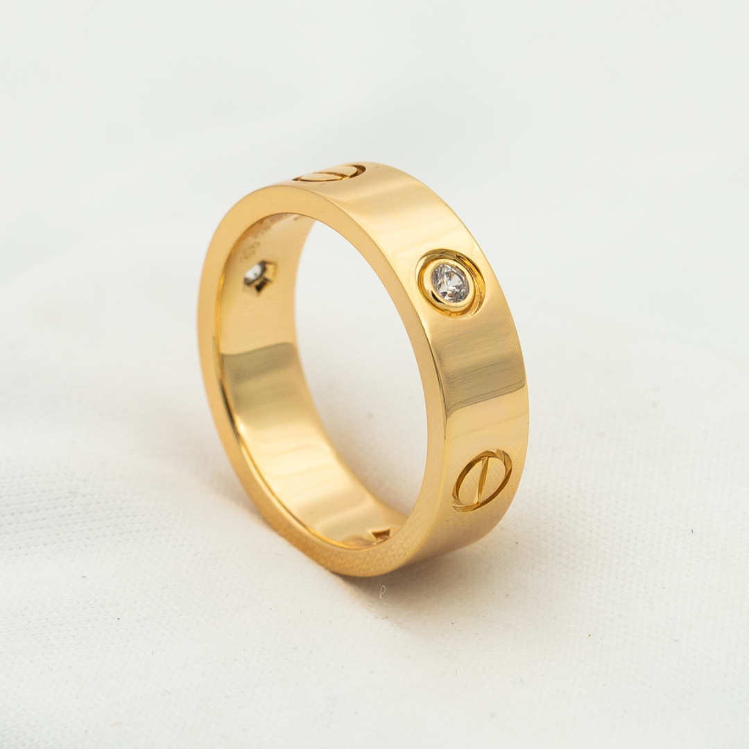 CARTIER LOVE RING 5.5MM 3 DIAMONDS