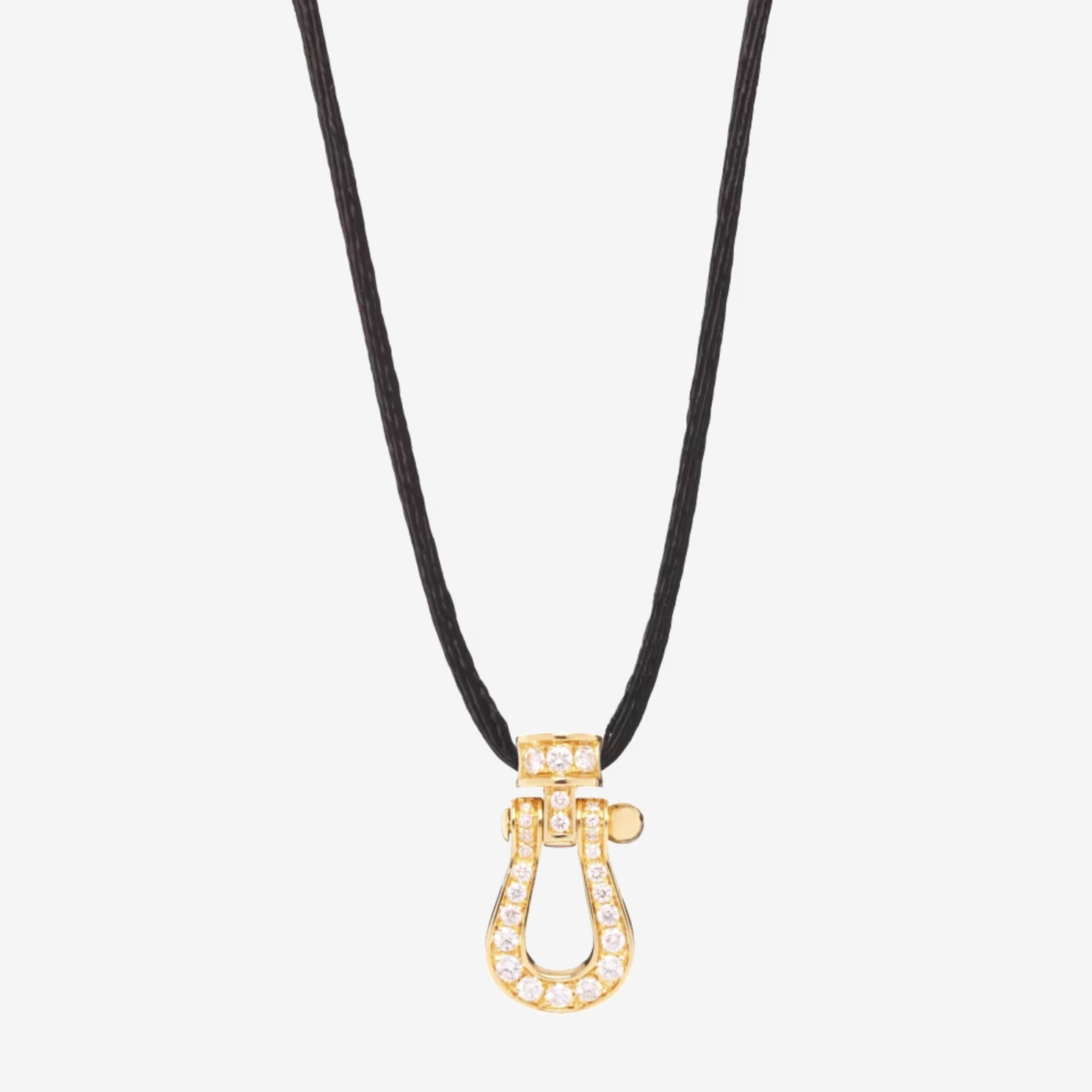 FRED FORCE 10 PENDANT FULL DIAMOND NECKLACE MEDIUM MODEL