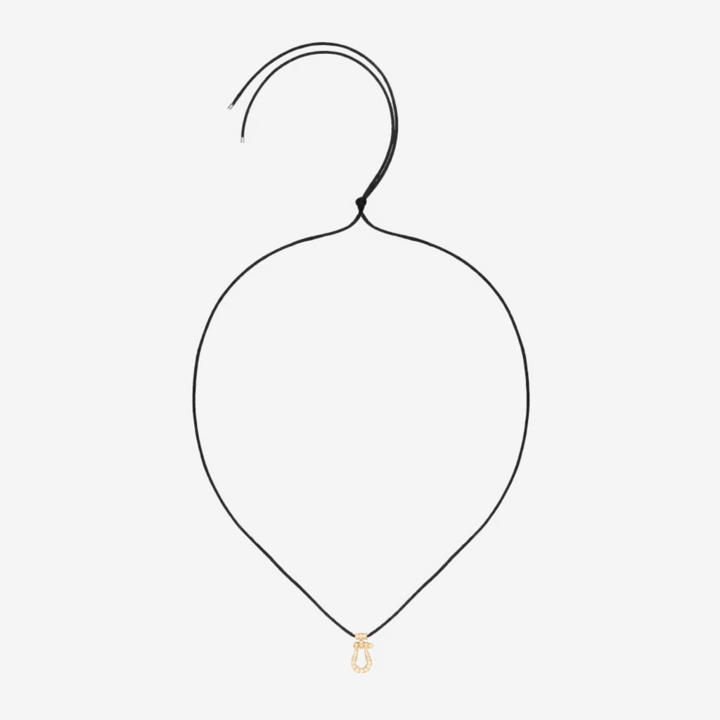 FRED FORCE 10 PENDANT FULL DIAMOND NECKLACE MEDIUM MODEL