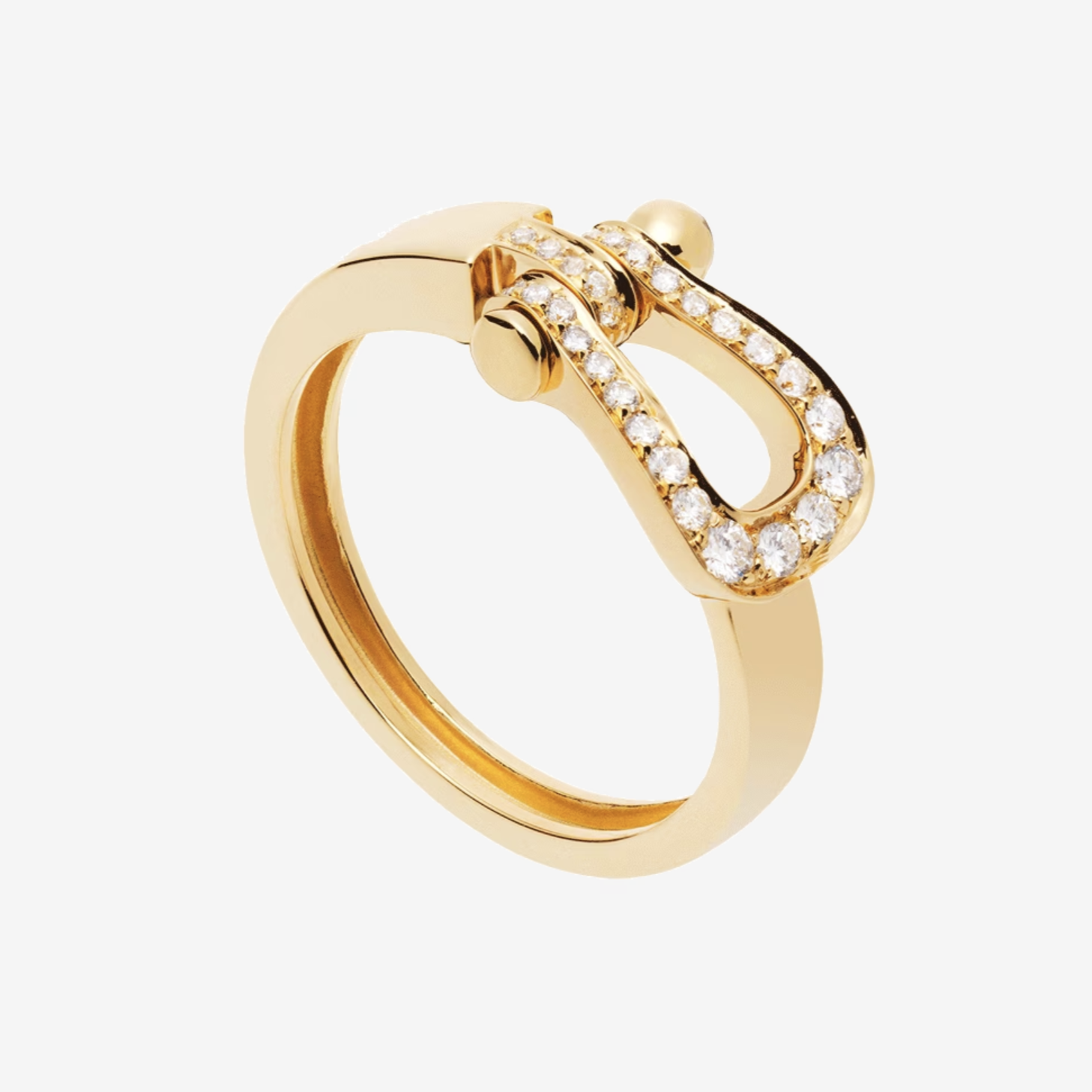 FRED FORCE 10 FULL DIAMOND RING MEDIUM MODEL