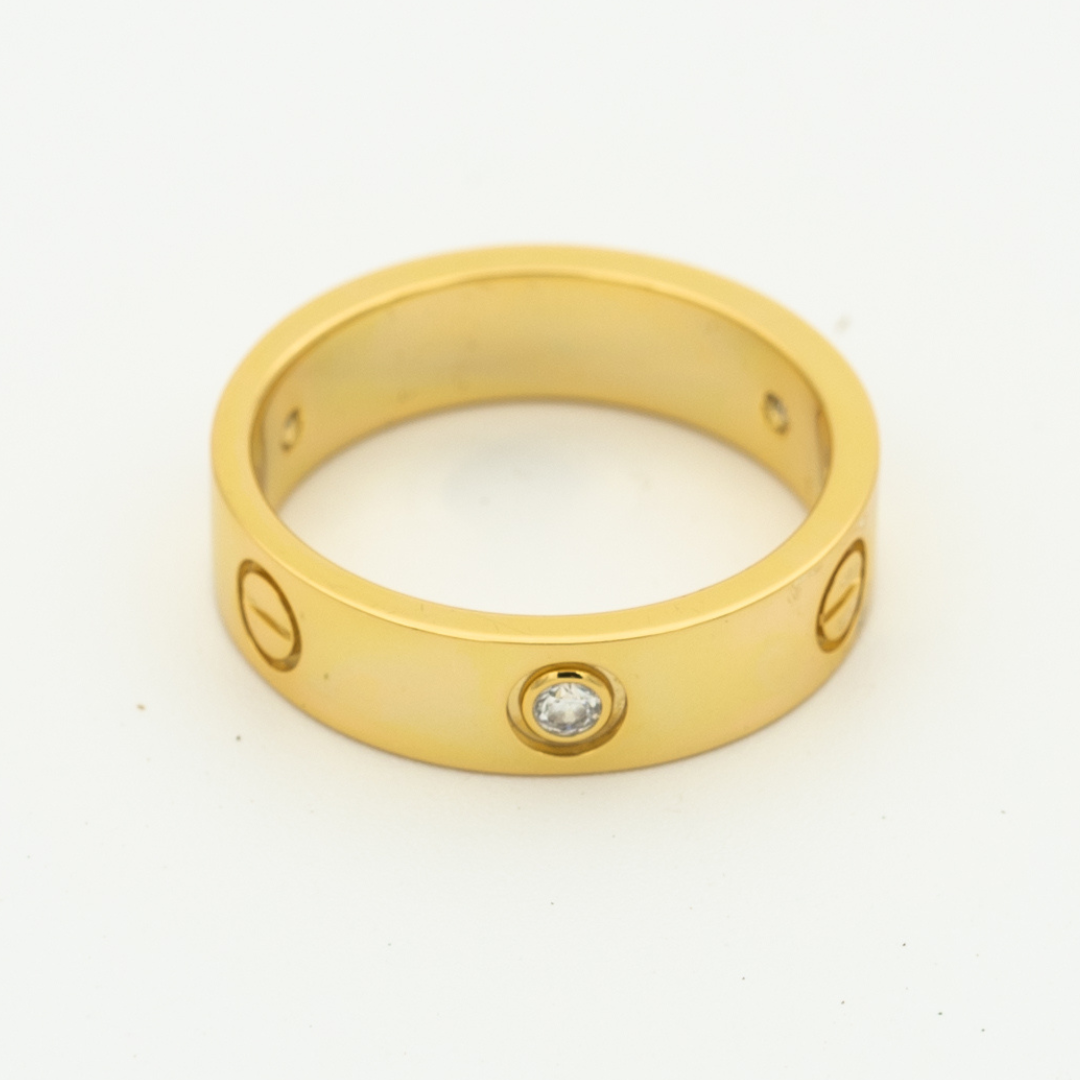 CARTIER LOVE RING 5.5MM 3 DIAMONDS