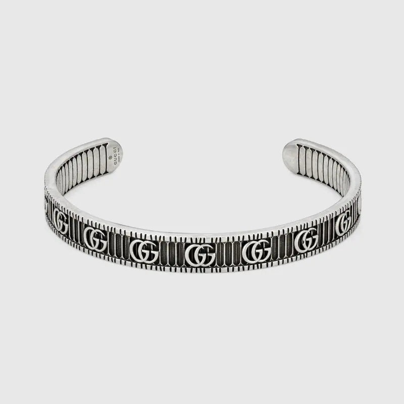 GUCCI BRACELET DOUBLE G SILVER