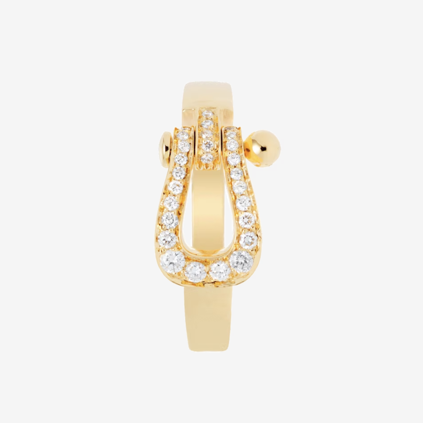 FRED FORCE 10 FULL DIAMOND RING MEDIUM MODEL