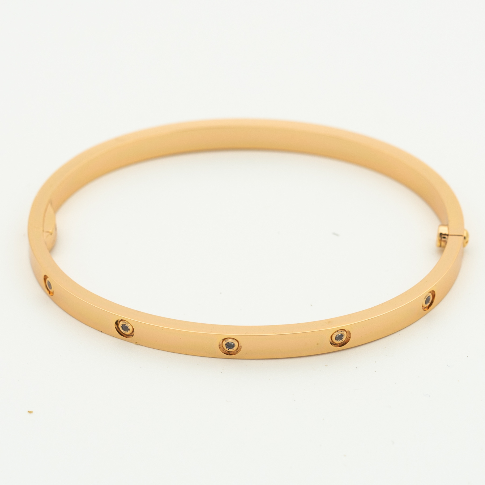 CARTIER LOVE BRACELET 3.65MM 10 DIAMONDS