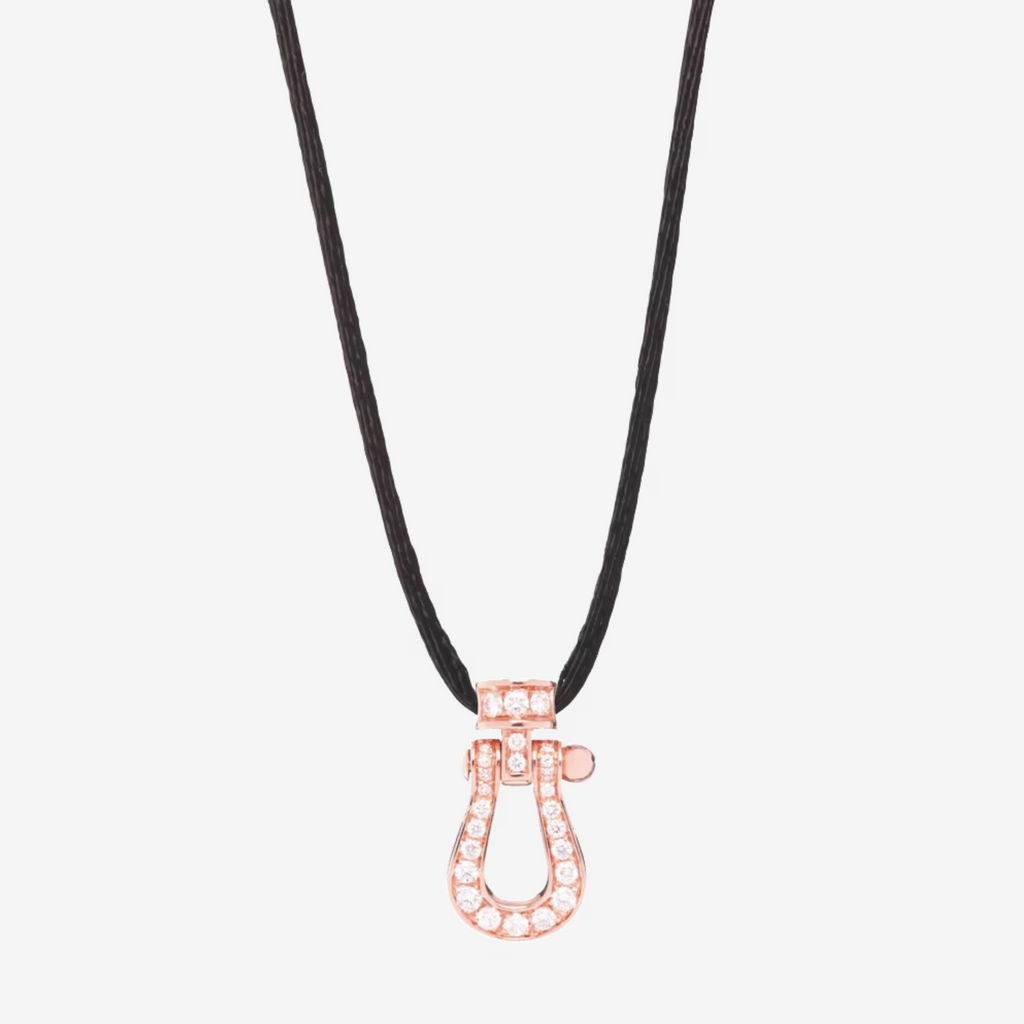 FRED FORCE 10 PENDANT FULL DIAMOND NECKLACE MEDIUM MODEL