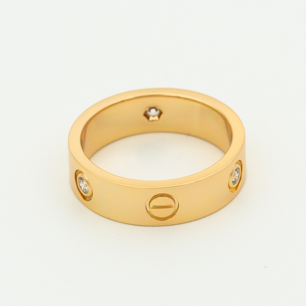 CARTIER LOVE RING 5.5MM 3 DIAMONDS