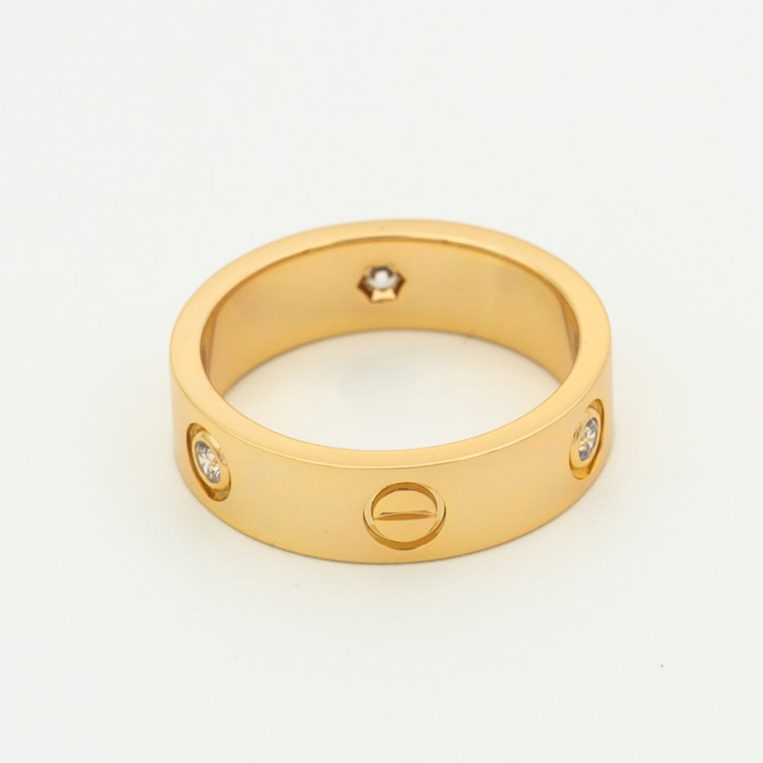 CARTIER LOVE RING 5.5MM 3 DIAMONDS