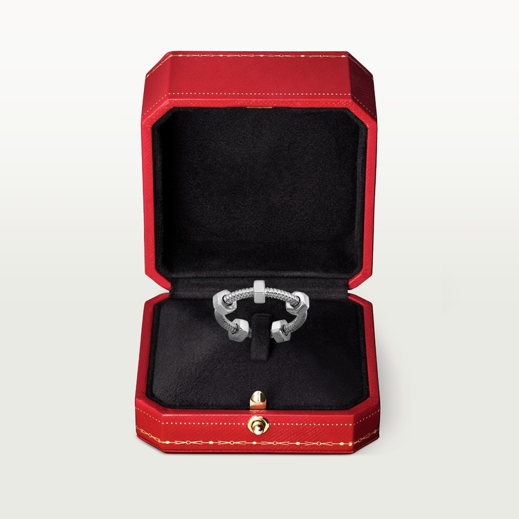 CARTIER NUTS AND BOLTS SILVER RING