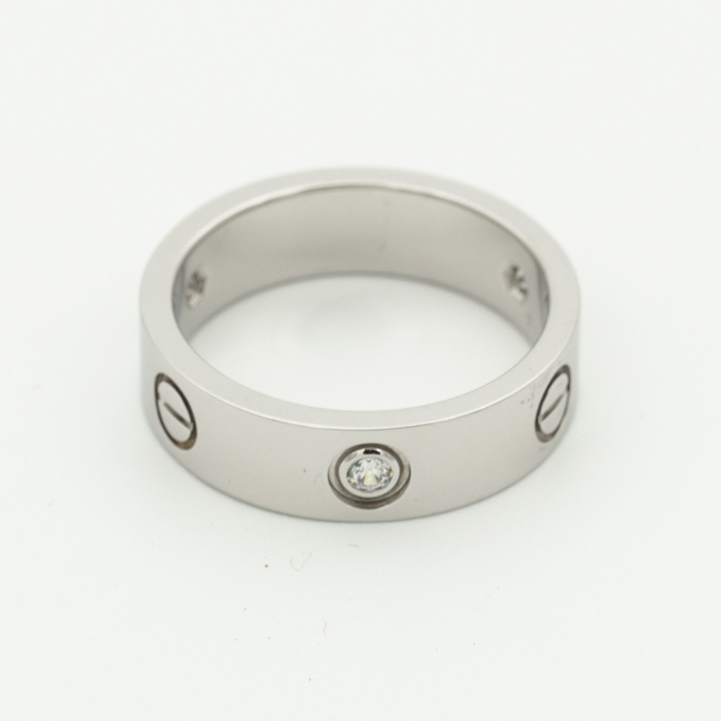 CARTIER LOVE RING 5.5MM 3 DIAMONDS
