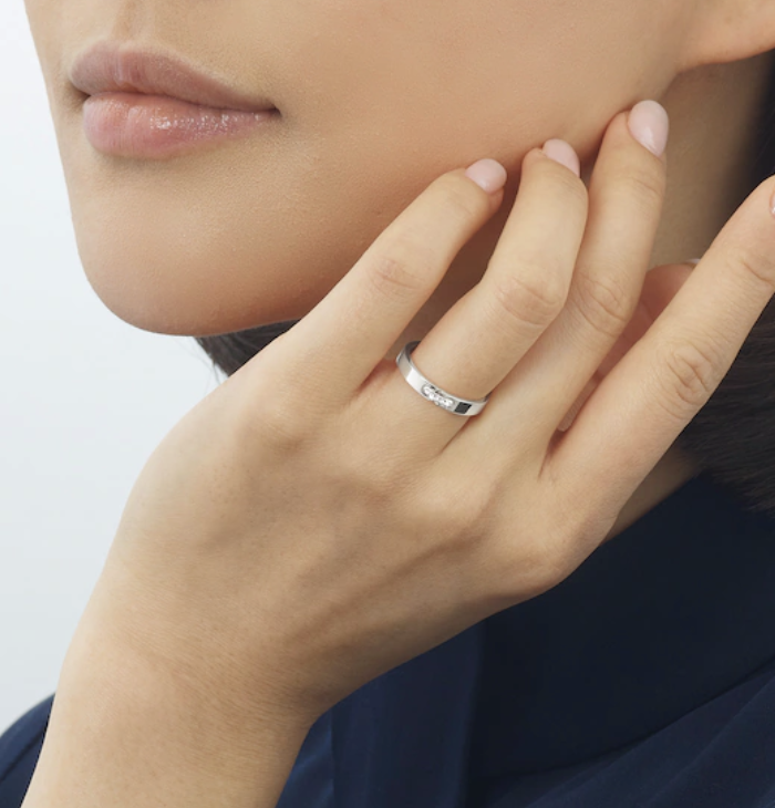 CHAUMET ALLIANCE LIENS ÉVIDENCE DIAMOND 3MM RING