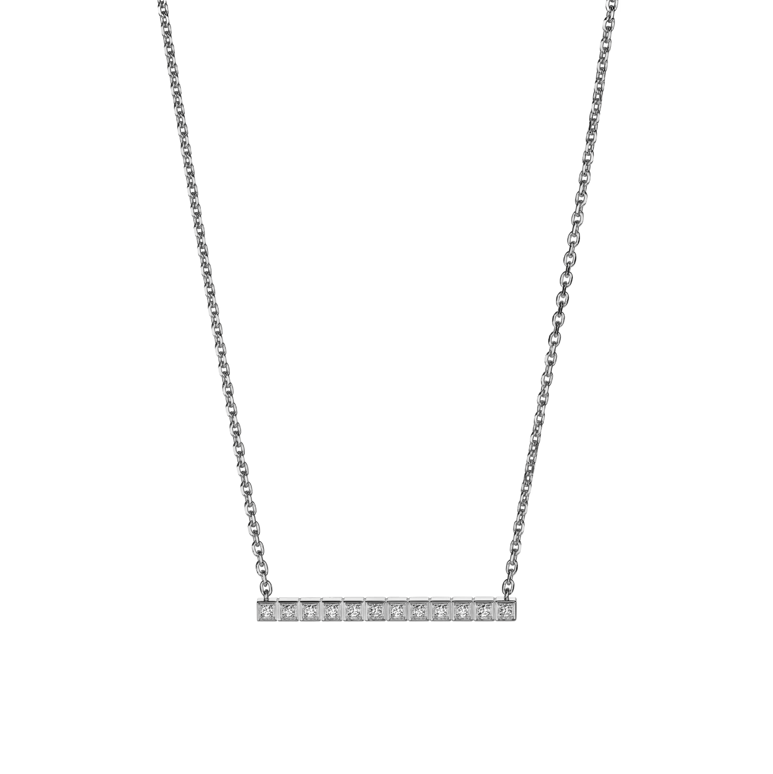 CHOPARD ICE CUBE FULL-SET DIAMONDS NECKLACE