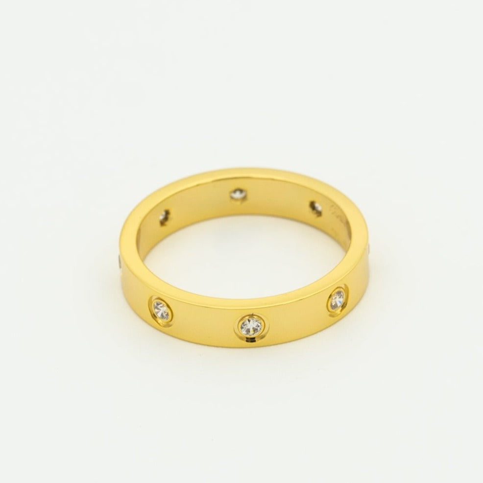 CARTIER LOVE RING 3.6MM 8 DIAMONDS