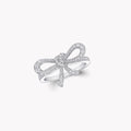 GRAFF TILDA BOW MINI SILVER DIAMOND RING