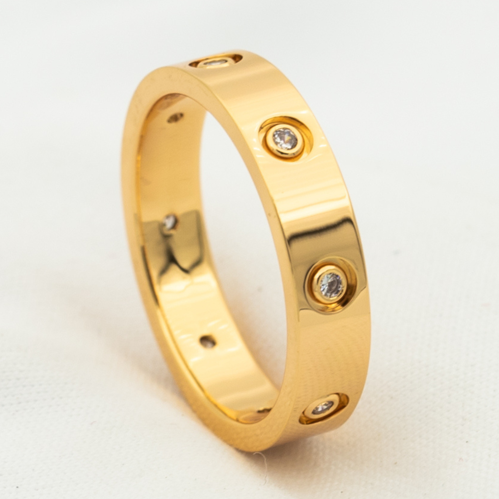 CARTIER LOVE RING 3.6MM 8 DIAMONDS