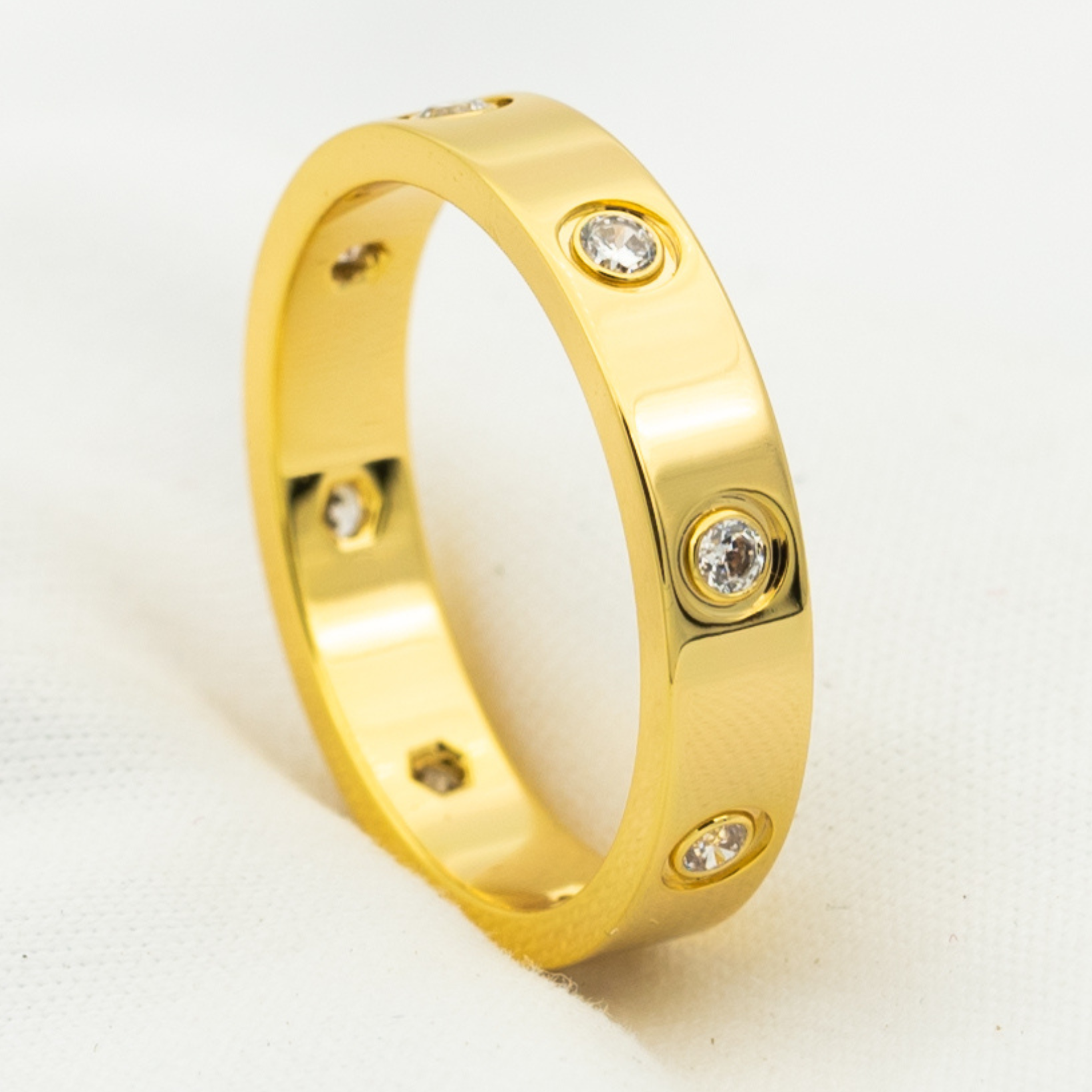 CARTIER LOVE RING 3.6MM 8 DIAMONDS