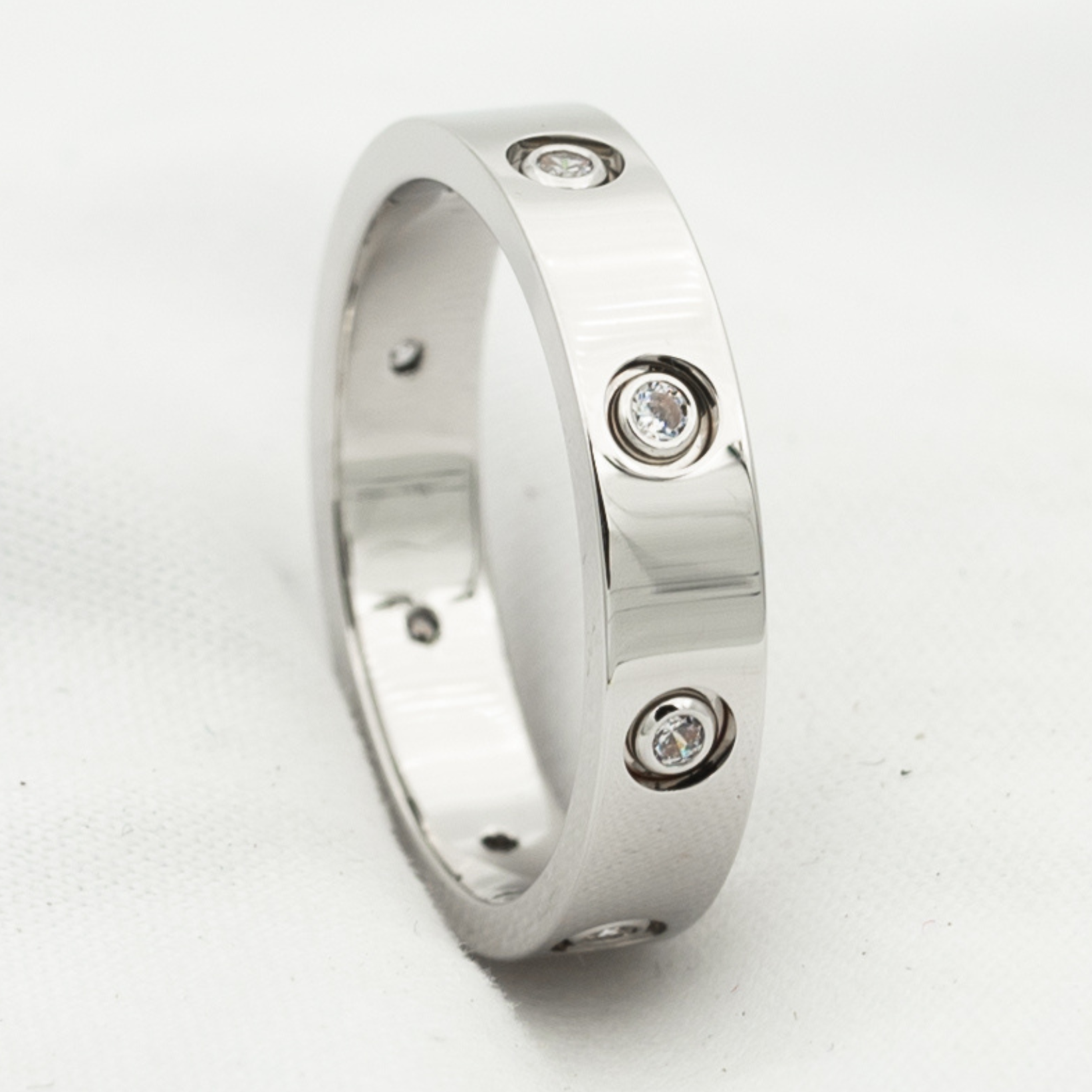 CARTIER LOVE RING 3.6MM 8 DIAMONDS