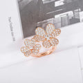 Van Cleef & Arpels FRIVOLE DIAMOND BETWEEN RING
