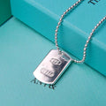 TIFFANY DOG TAG NECKLACE