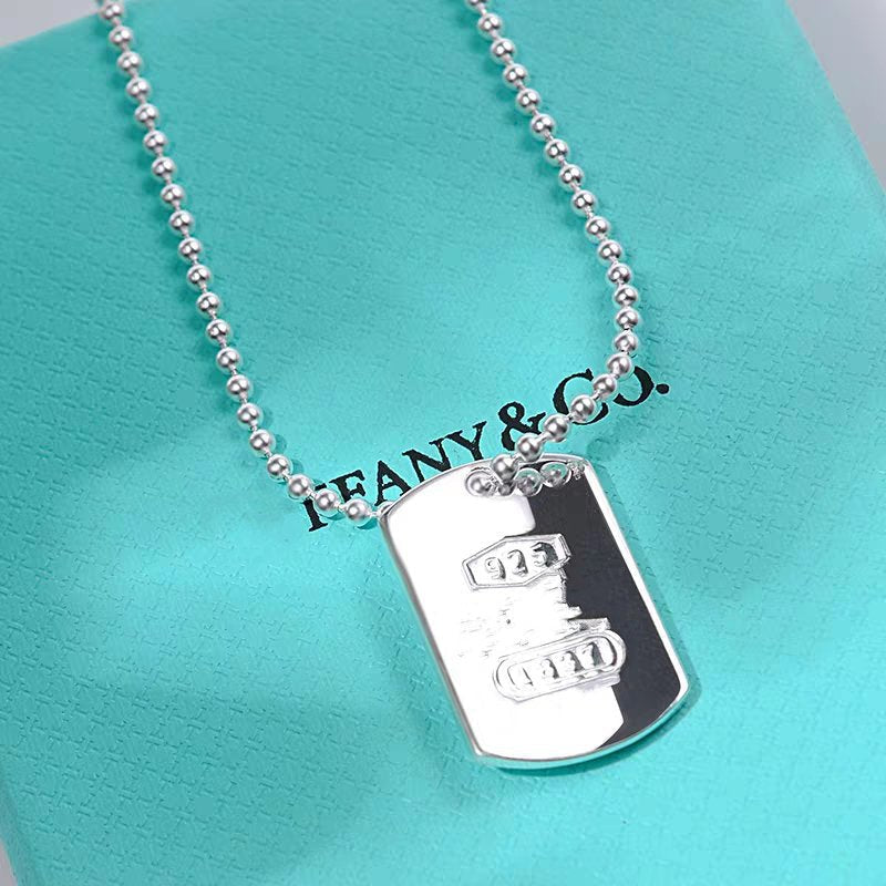 TIFFANY DOG TAG NECKLACE