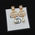 GUCCI PEARL DROP EARRINGS