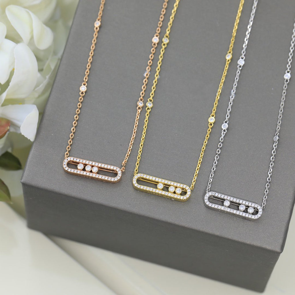 MESSIKA MOVE DIAMOND PAVED NECKLACE