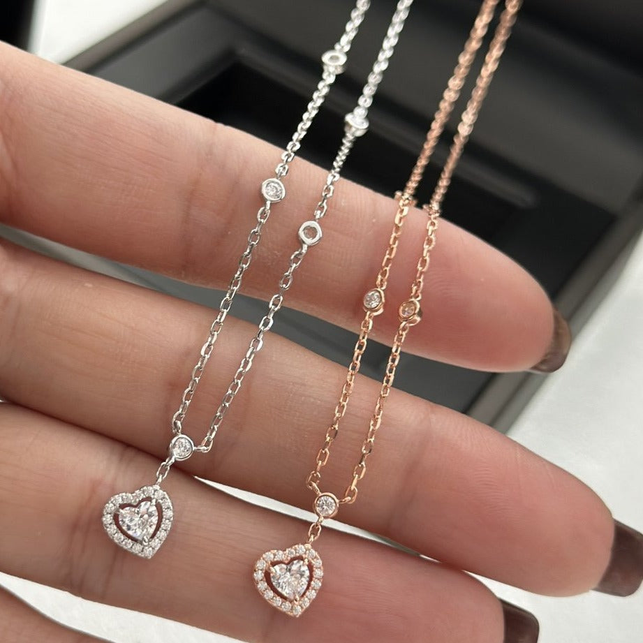 MESSIKA JOY HEART DIAMOND NECKLACE