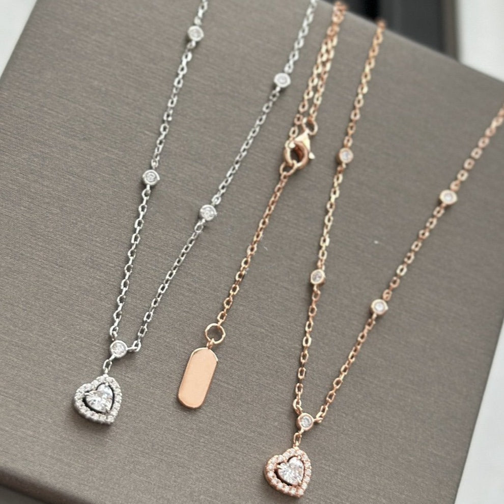 MESSIKA JOY HEART DIAMOND NECKLACE
