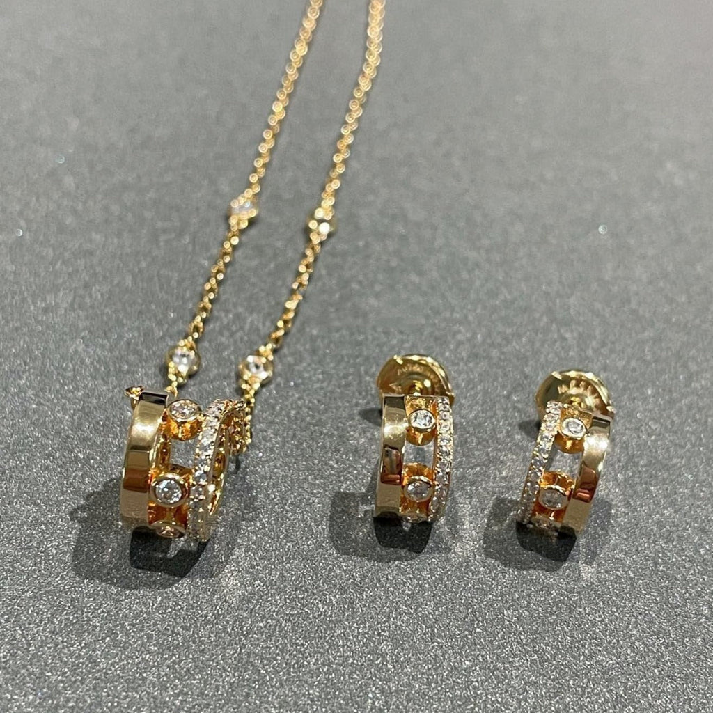 MESSIKA CHAIN MOVE ROMANE PEDAND NECKLACE