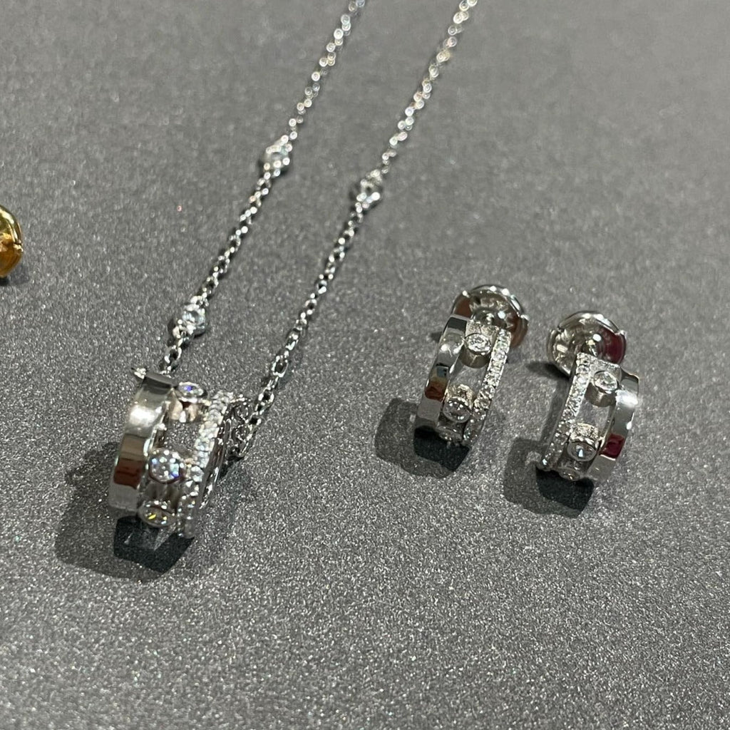 MESSIKA CHAIN MOVE ROMANE PEDAND NECKLACE