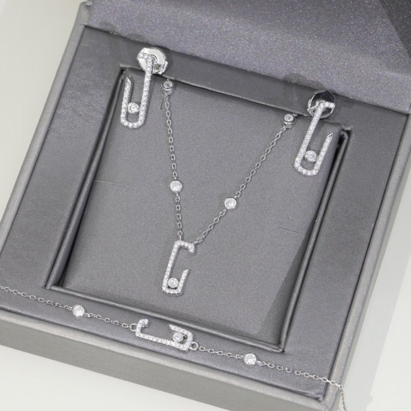 MESSIKA MOVE UNO OPEN DIAMOND NECKLACE