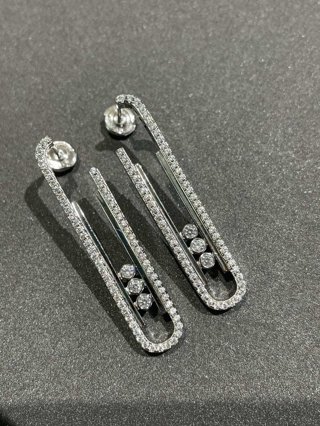 MESSIKA MOVE 10TH PM EARRINGS DIAMOND