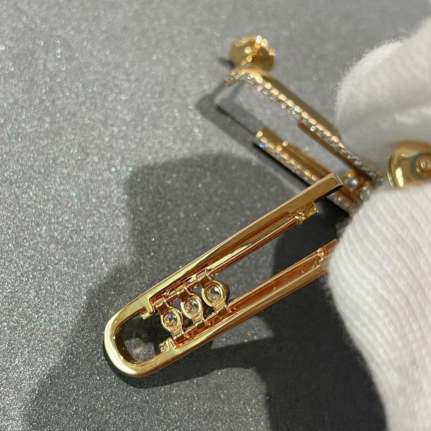 MESSIKA MOVE 10TH PM EARRINGS DIAMOND