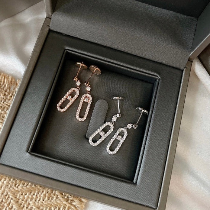 MESSIKA DORMEUSES MOVE UNO DIAMOND EARRINGS