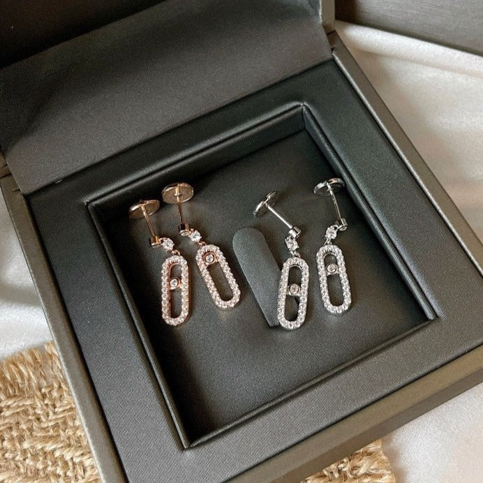 MESSIKA DORMEUSES MOVE UNO DIAMOND EARRINGS