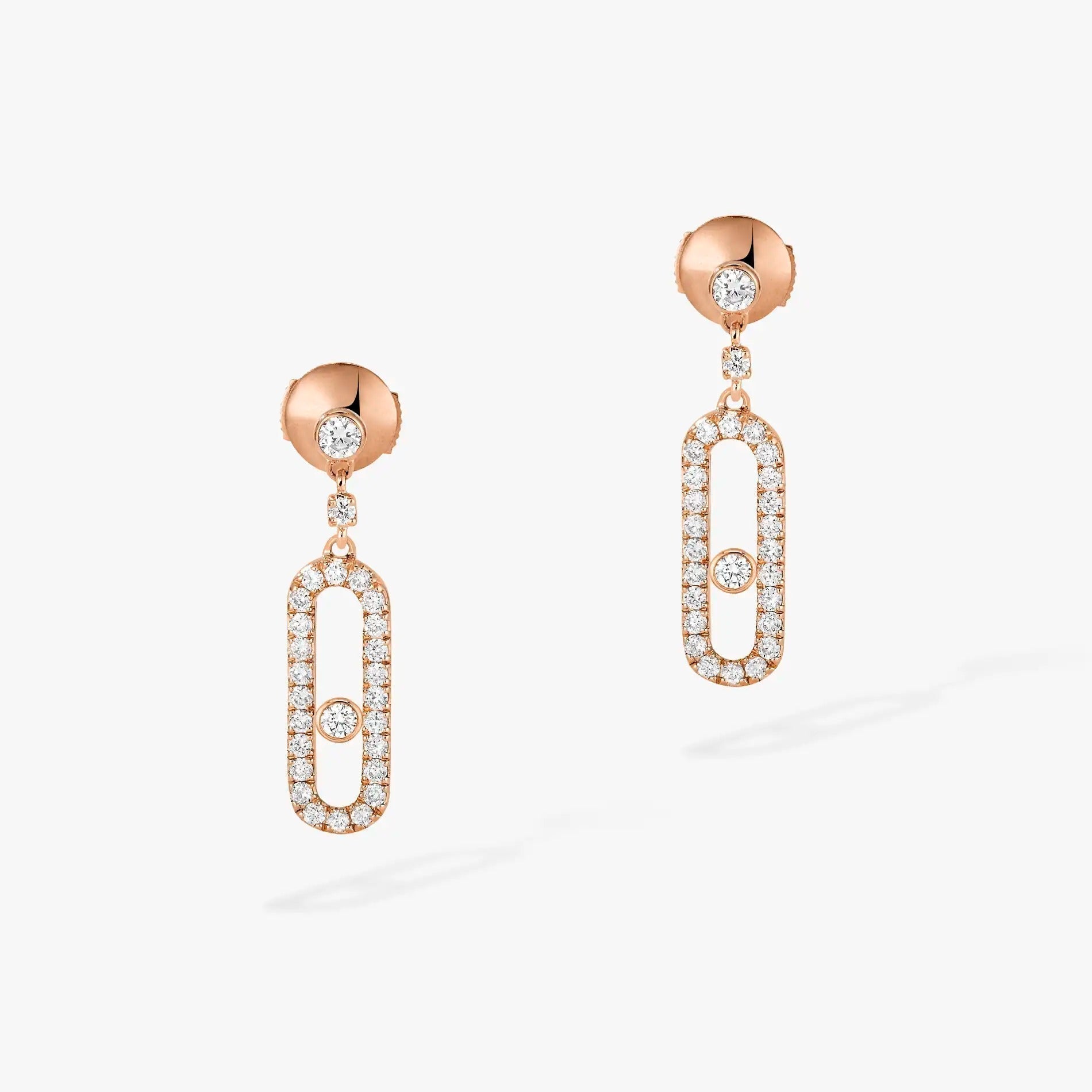MESSIKA DORMEUSES MOVE UNO DIAMOND EARRINGS