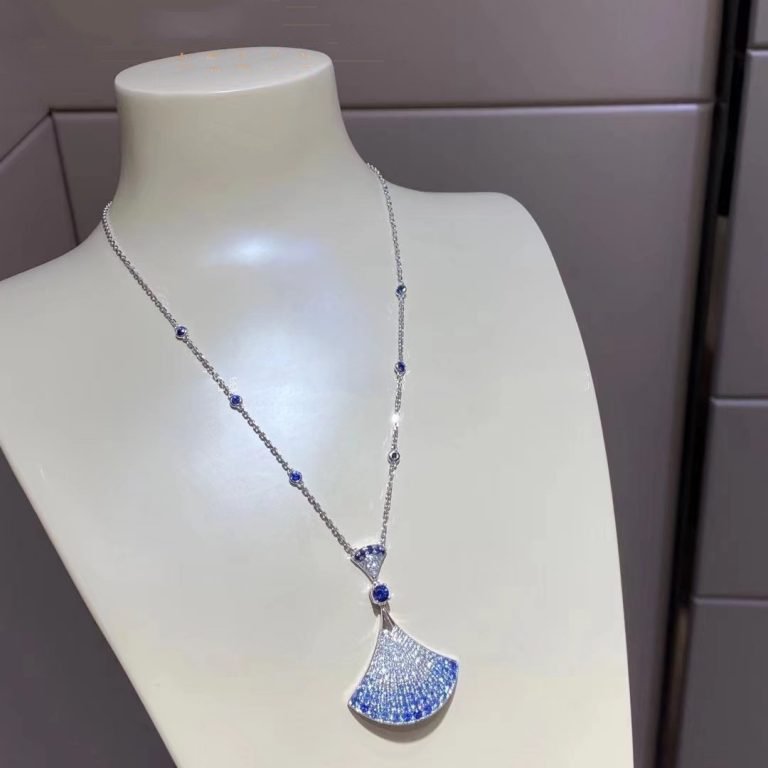 Bvlgari DREAM NECKLACE AGATE SILVER DIAMOND