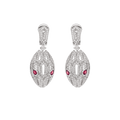 Bvlgari SERPENTI PINK DIAMOND EARRINGS