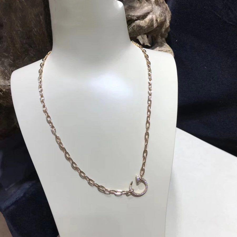CARTIER JUSTE NECKLACE UN CLOU DIAMONDS