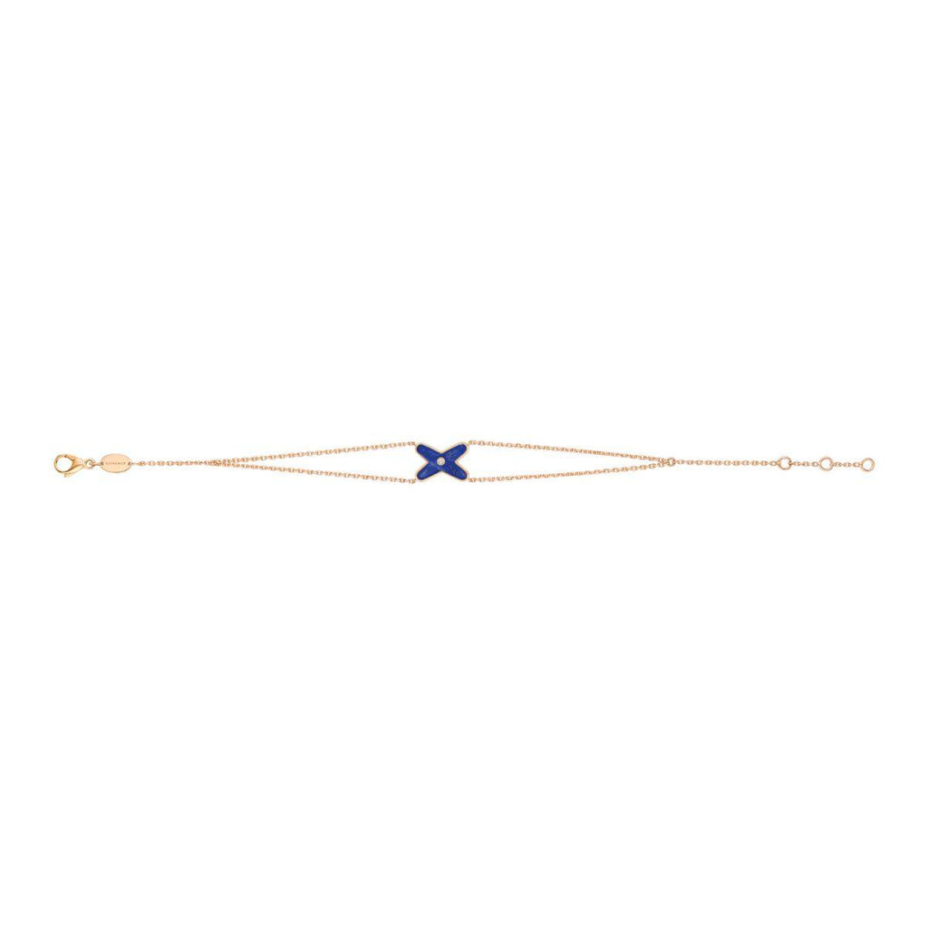 CHAUMET JEUX BRACELET AGATE PINK GOLD 1 DIAMOND