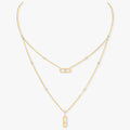 MESSIKA MOVE UNO 2 ROW DIAMOND NECKLACE