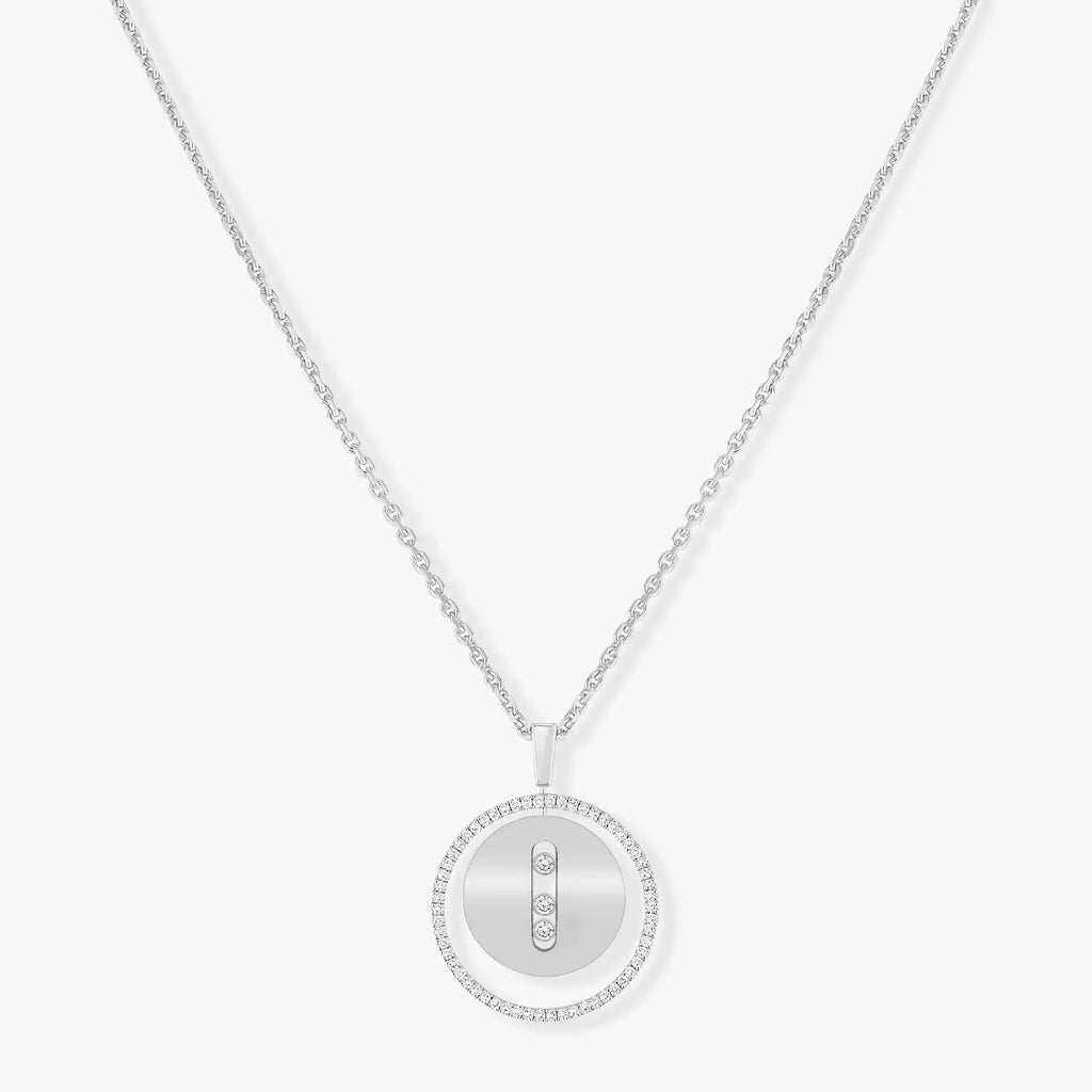 MESSIKA LUCKY MOVE MM SILVER DIAMOND NECKLACE
