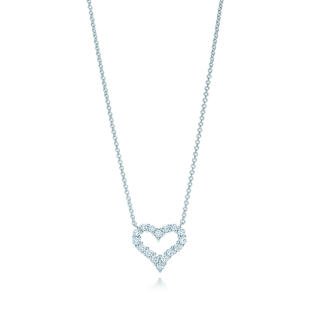 TIFFANY HEART-SHAPED DIAMOND NECKLACE