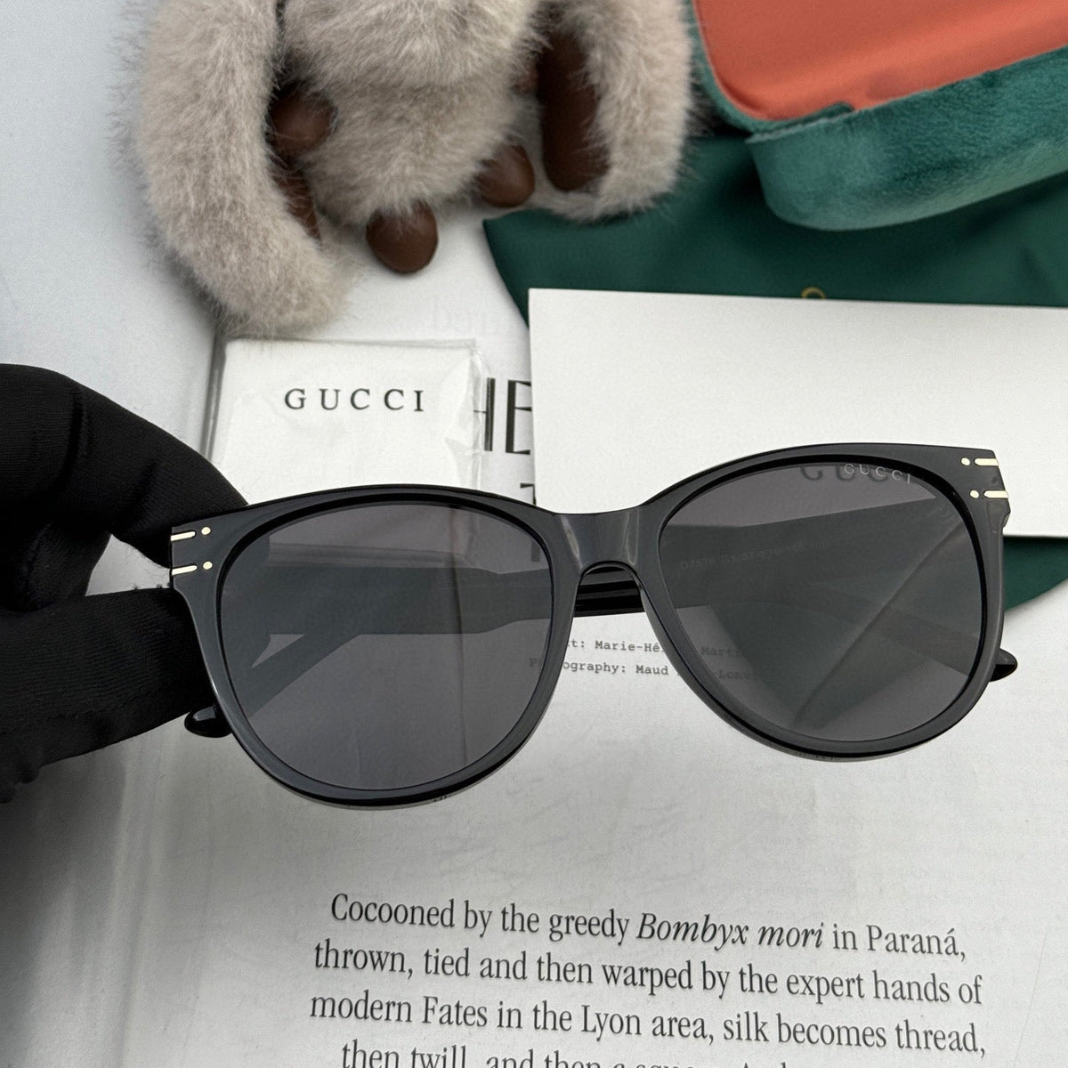 GUCCI ROUND FRAME SUNGLASSES G6752 IN ACETATE
