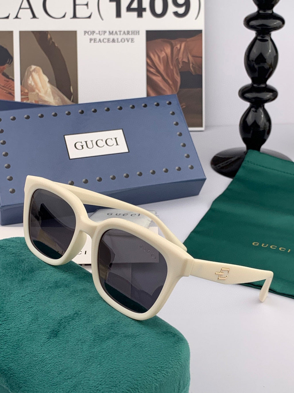 GUCCI SQUARE FRAME SUNGLASSES G5108 IN ACETATE