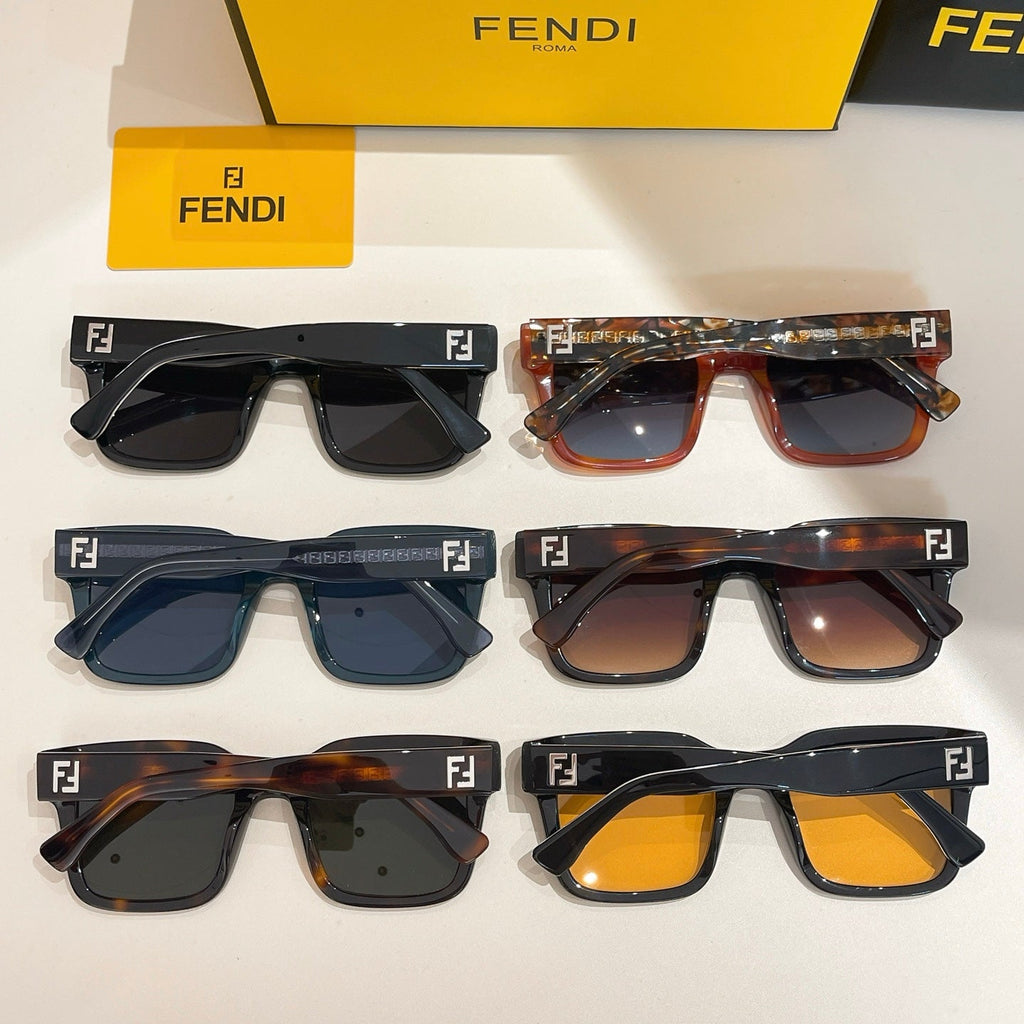 FENDI ROMA SQUARE FRAME SUNGLASSES FFF0053 IN ACETATE