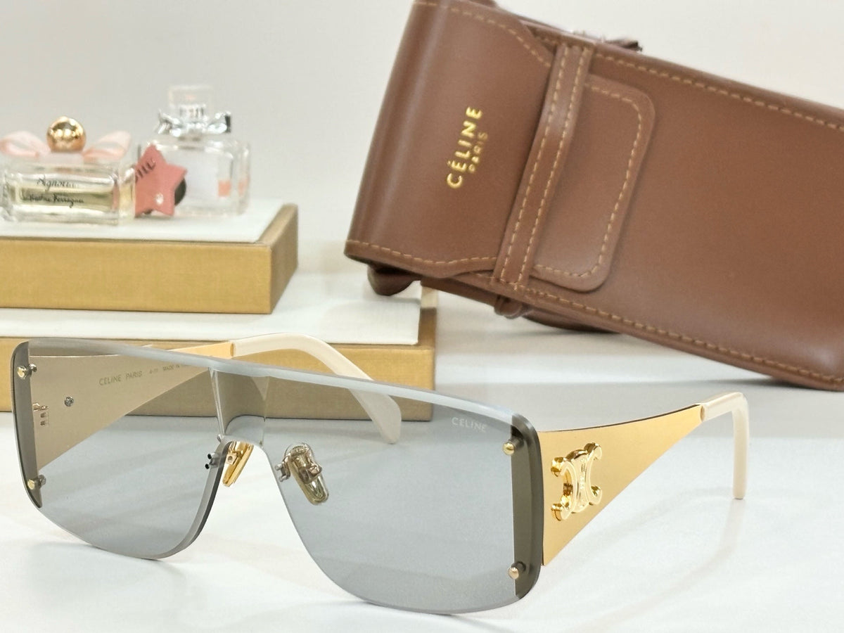 CELINE TRIOMPHE RACER SUNGLASSES CL42014 IN METAL