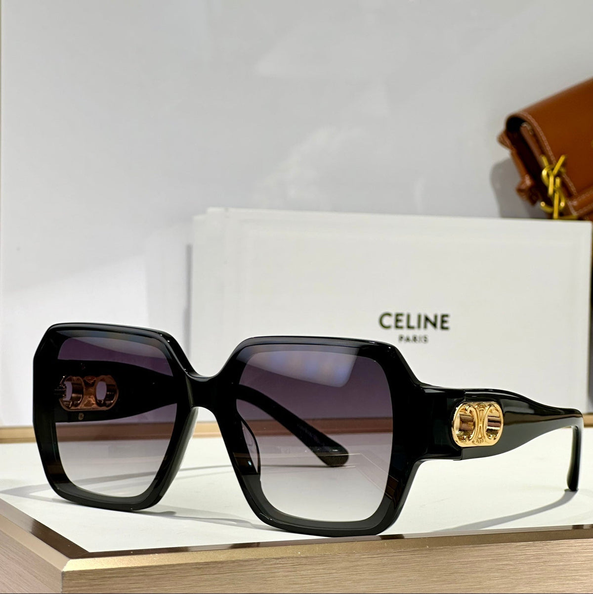 CELINE TRIOMPHE SUNGLASSES CL40251U IN ACETATE