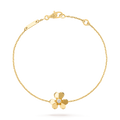 Van Cleef & Arpels FRIVOLE GOLD FLOWER BRACELET