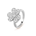 Van Cleef & Arpels FRIVOLE SILVER DIAMOND RING